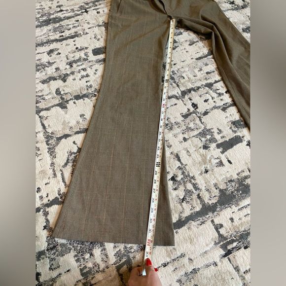 Super Low Rise Trousers Brown Plaid Madness TelAviv Womens 2 - Picture 14 of 15